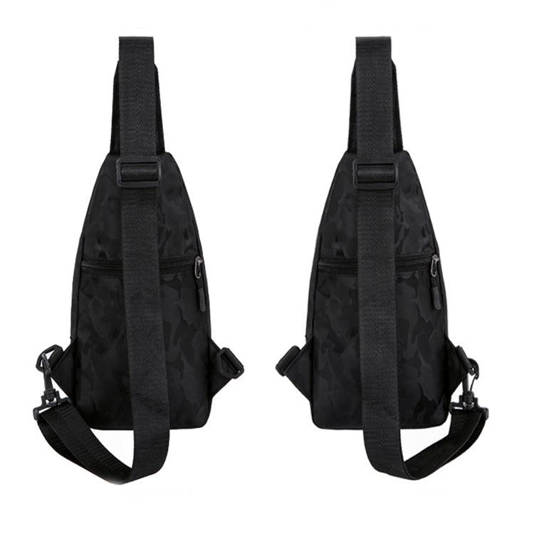 Sac Bandoulière Camouflage Homme noir