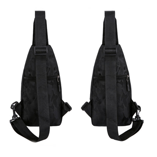 Sac Bandoulière Camouflage Homme noir