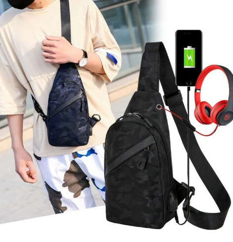 Sac Bandoulière Camouflage Homme sac de poitrine