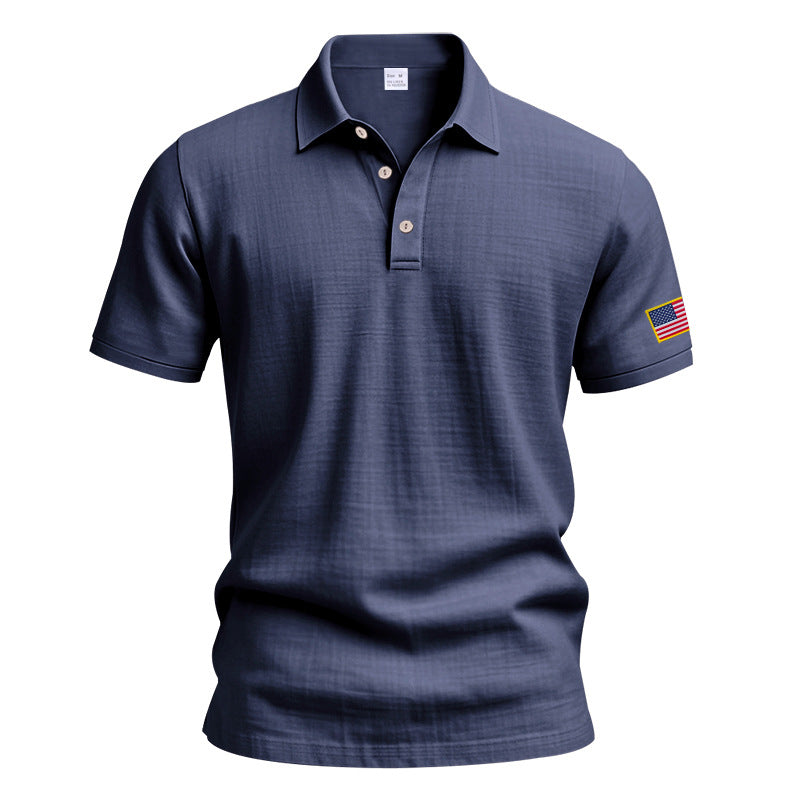 Chemise Homme Lin bleu foncée