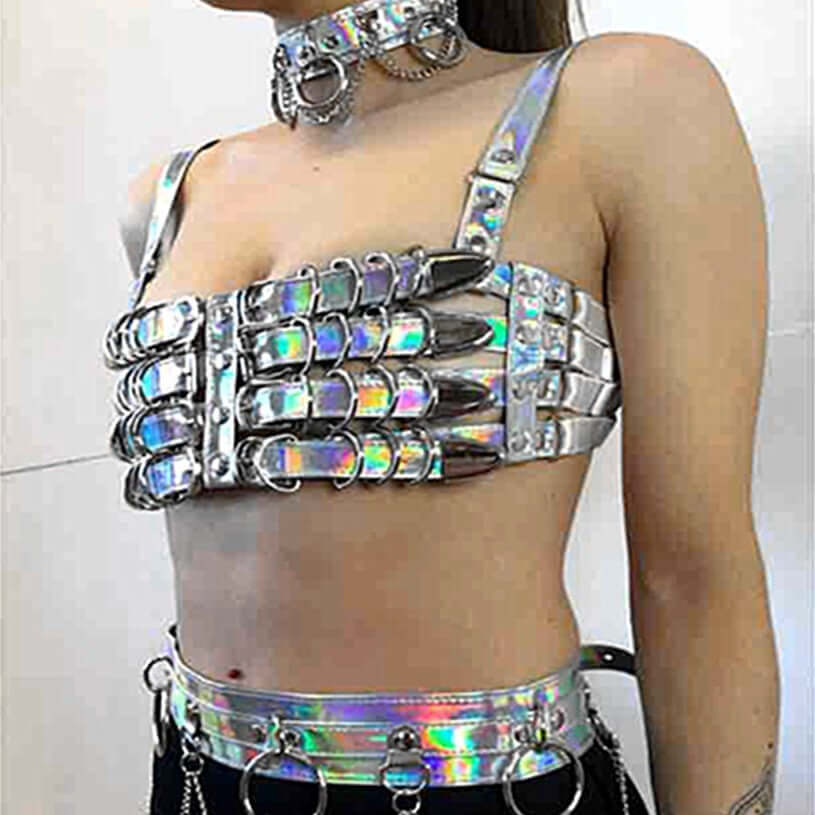 Harnais Femme design holographique