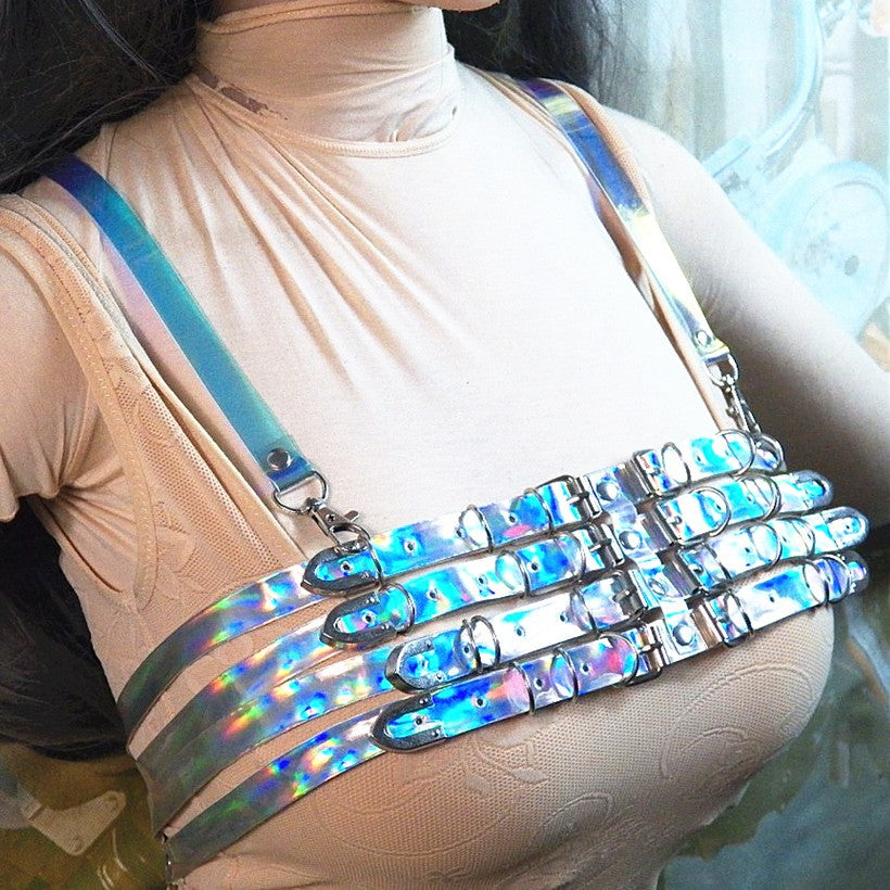 Harnais Femme style contemporain holographique